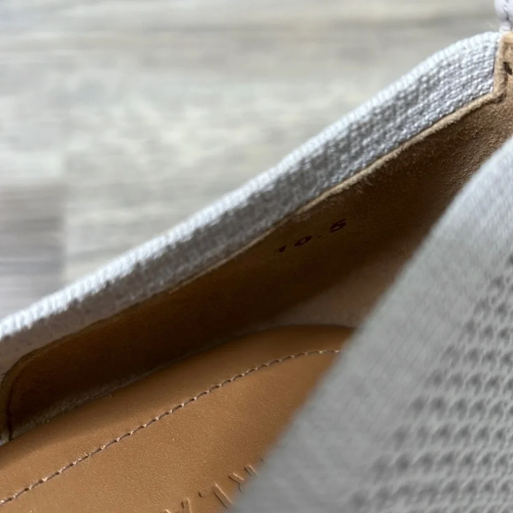Everlane The 40-Hour Flats Shoee  in ReKnit Light Stone sz 10.5 - Picture 7 of 8
